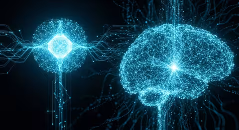 Artificial intelligence brain concept